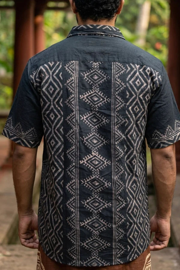 Ajrakh Hand-Block Print Shirt